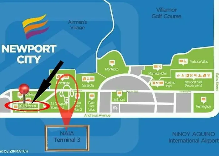 Condotel Walking Distance To Airport Appartement Manille